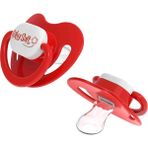 BabySoft Damak Uçlu Kırmızı Emzik 0 - 6 Ay