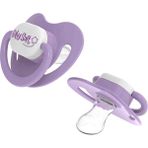 BabySoft Damak Uçlu Lila Emzik 0 - 6 Ay