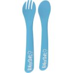 Babysoft Plastik Çatal Kaşık Seti Mavi