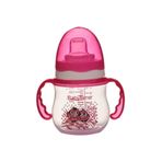 Babytime 150 ml Damla Pembe Kulplu Akıtmaz Bardak