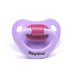 BabyTime 6-18 Ay Silikon Damaklı Mat Gövdeli Emzik Lila