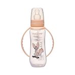 Babytime Baby Time Bt069 Silikon Damaklı Pp Kulplu Biberon 250 Ml - Krem