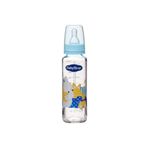 Babytime BT073 250 ml Açık Mavi Klasik Cam Biberon