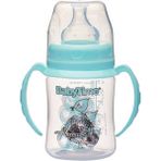 BabyTime BT078 Geniş Ağız Kulplu Pp Biberon 150 ml - Yeşil - Açık Yeşil