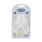 Babytime BT136-3 No:3 18+Ay Şeffaf Gövdeli Desenli Emzik