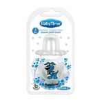 Babytime BT144M 0-18 Ay Silikon Emzik Mavi