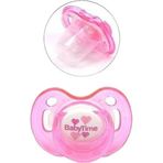 Babytime BT151-3 Kiraz Uçlu 18+ Ay Pembe Silikon Emzik