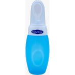 Babytime Mavi Kaşıklı Biberon Silikon Malzeme ile 225 Ml