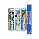 BABYTON Ekolojik Panda Papağan Zebra Diş Fırçası 3'lü Set