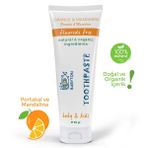 Babyton Organik 50 gr Dogal Portakal Mandalina Aromalı Diş Macunu
