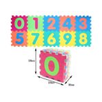 Baby&Toys Eva 10 Parça Puzzle Oyun Matı Numaralar