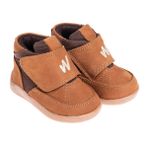 BabyWalk Unisex Bot Suni Deri Taba -