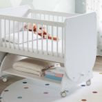 Babywhen BW1030 Sallanır Sepet Bebek 50x90 cm Beyaz Beşik