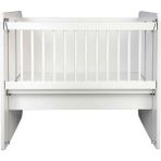 Babywhen Pratik Sallanır Anne Yanı Ahşap Beşik 60x120 cm - 60 x 120 cm - Beyaz