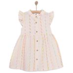 BabyZ BabyZ Kız Bebek Elbise Vintage Girl Bisiklet Yaka