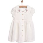 Babyz Vintage Girl Elbise - 1 Yaş - Ekru