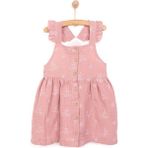 Babyz Vintage Girl Elbise - 1 Yaş - Gül Kurusu