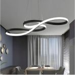 Bacco Model Modern Sarkıt LED Beyaz Işık Ultra Power LED Avize Salon Mutfak Oda Hol Ledli Avize - Ahşap - Seçenek 1