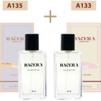 Bacera Perfüme Bacera A135 Floral Erkek Parfüm 50ML Edp A133 Floral Kadın Parfüm 50ML Edp - 100 ml