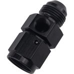 Baceyong Yakıt Basıncı Kalkış Montajı,Siyah Alüminyum Alaşımlı Yakıt Basıncı Takılması,AN6/AN8/AN10 Erkek - 6/-8/-10 Dişi 1/8 "NPT Göstergesi/Gage Portu