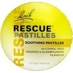 Bach Rescue Remedy Çiğnenebilir Pastiller | 50 G Seyahat Boyu, Portakal ve Mürver Çiçeği Aromalı - Portakal Mürver Ciceği