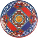 Baci Milano 555.01.01.0196 Sole Mio 45 cm Yuvarlak Servis Tabağı