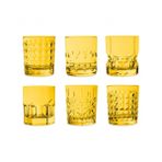 Baci Milano Crystal Touch 6'lı 300 ml Sarı Bardak Seti