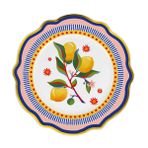Baci Milano Dolce Vita 6'lı Limon 27 cm Servis Tabağı