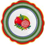 Baci Milano Dolce Vita 6'lı Nar Çukur Tabak 23 cm Porselen