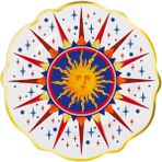Baci Milano Dolce Vita 6'lı Sun Pasta Tabağı 21 cm Porselen