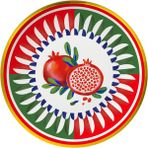 Baci Milano Dolce Vita Nar Desenli 16 cm Servis Tabağı