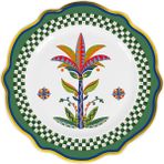 Baci Milano Dolce Vita Palmiye Ağacı 27 cm Desenli Yemek Tabağı