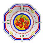 Baci Milano Dolce Vita Tomatos 6'lı Çukur Tabak 23,5 cm Melamin