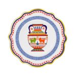 Baci Milano Dolce Vita Vazo Desenli 21 cm Tatlı Tabağı