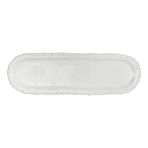Baci Milano Joke Table Kitchen Melamin 13x44 cm Beyaz Oval Servis Tabağı