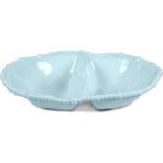 Baci Milano Joke Table&Kitchen Melamin 2'li Aqua Bölmeli Tabak