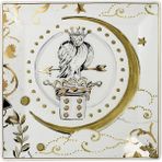 Baci Milano Kosmo Owl Tabak 15 cm x 15 cm - 15 x 15 cm