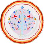 Baci Milano Mamma Mia 16 cm Ağaç Desenli Tatlı Tabağı