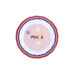 Baci Milano Mamma Mia 22 CM Peace Yazılı Tabak