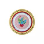 Baci Milano Mamma Mia 6'lı 28 cm Turp Desenli Yemek Tabağı Seti