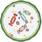 Baci Milano Mamma Mia Şeker Desenli Tatlı Tabağı - Çok Renkli