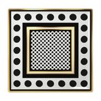 Baci Milano Optical 17x17 cm Kare Tepsi