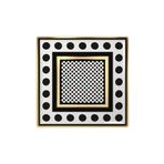 Baci Milano Optical 17x17 cm Kare Tepsi