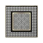 Baci Milano Optical 30,5X30,5 cm Kare Tepsi