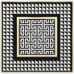Baci Milano Optical 30x30 cm Kare Tepsi