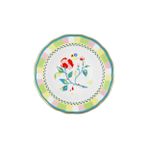 Baci Milano Servis Tabağı FLOWER ÇUKUR TABAK PORSELEN 22 CM