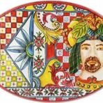 Baci Milano Sicily 51 cm x 35,5 cm Turuncu Oval Servis Tabağı