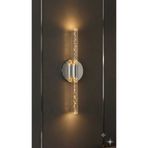 BACKHOME Bubbleflux Medium 40 cm Modern Tasarım LED Aplik - Duvar Lambası - Gümüş - Pilli - Günışığı