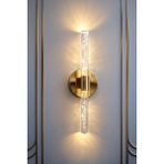 Backhome BUBBLEFLUX ŞIK TASARIM MODERN LEDLİ APLİK 31 CM SMALL GOLD PİLLİ - Altın