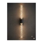 BACKHOME Bubblelight Large 51 cm Modern Tasarım LED Aplik - Duvar Lambası - Siyah - Pilli - Günışığı